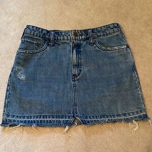 Free people Denim Blue Women's Skirt